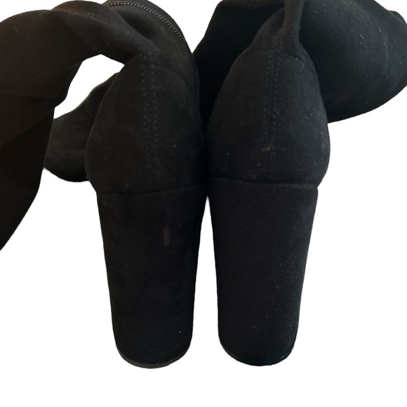 Guess Suede Cristy Over-The-Knee Go Go Boot Black size 8 - Picture 7 of 8